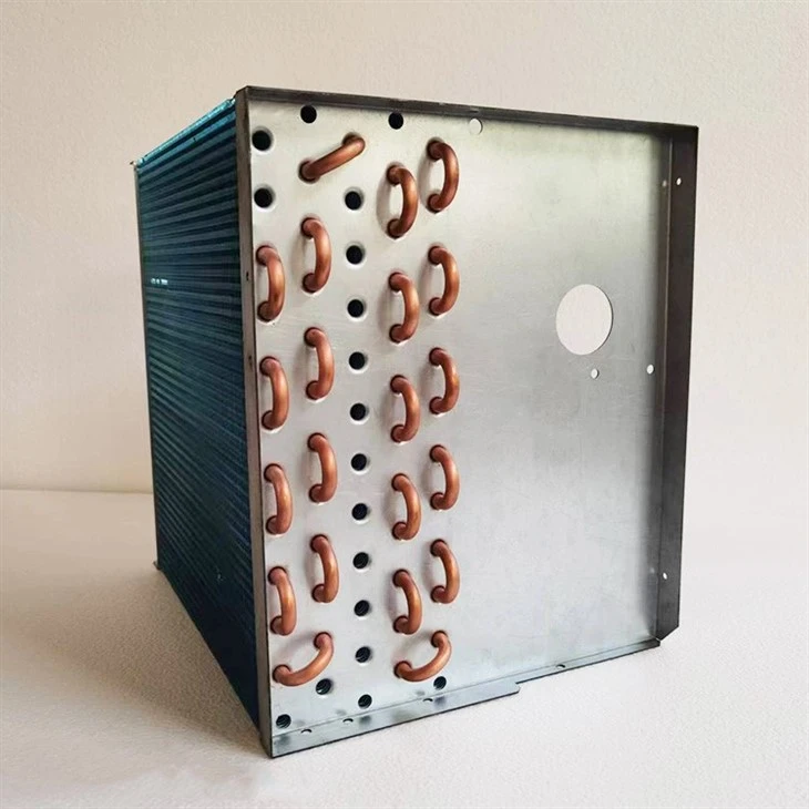 HVAC Copper Tube Aluminum Finned Type Condenser