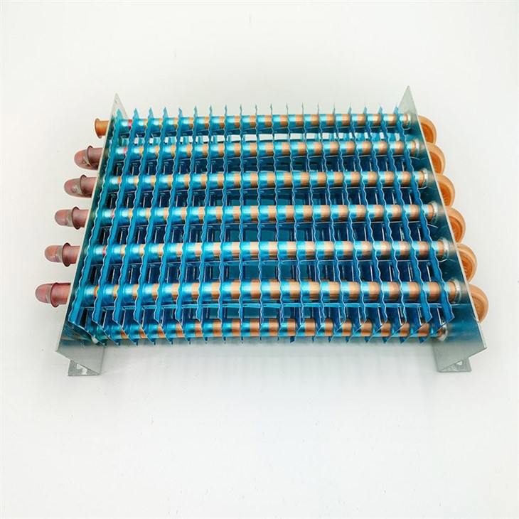 Copper Tube Fin Evaporator Condenser For Vending Machine Refrigerator Freezer