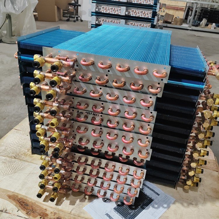 Aluminium Finned Copper Tube Evaporator