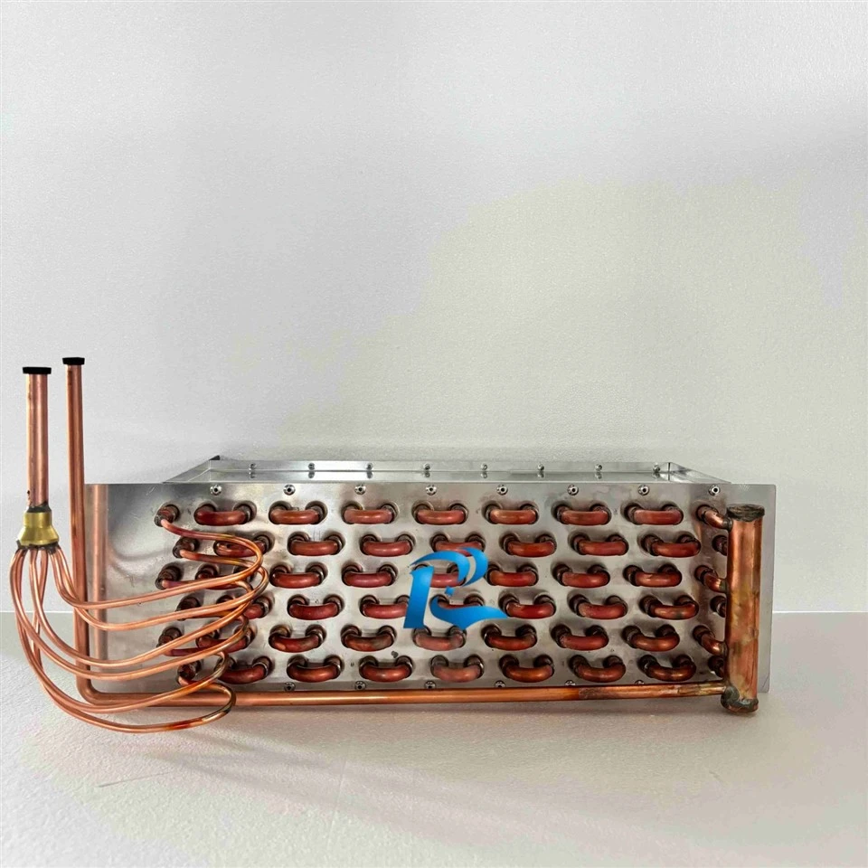 Bobina do evaporador de tubo de cobre com conjunto capilar